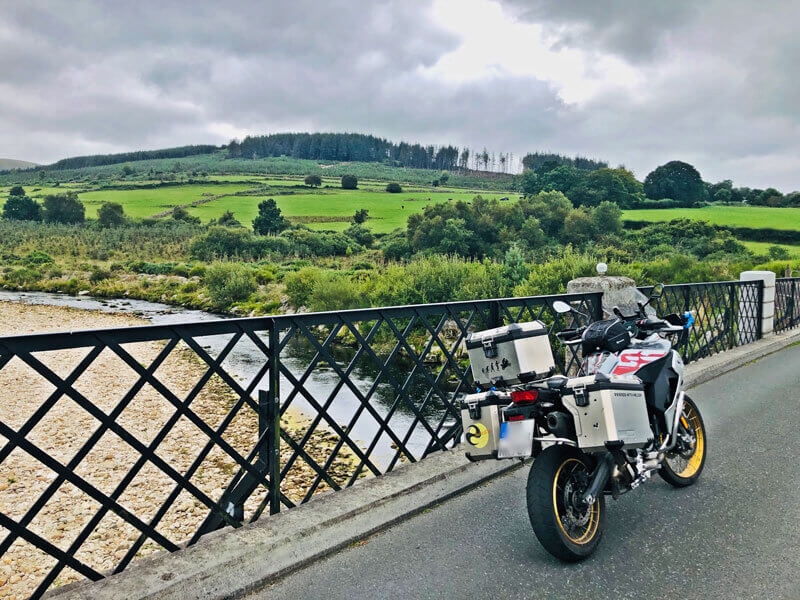 Touring Ireland on a motorcycle